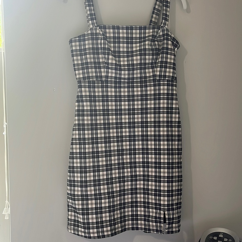 Plaid Hollister dress